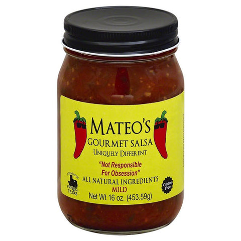 Mateo's Gourmet Salsa, Mild, 16 oz