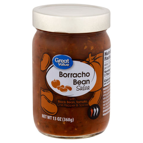 Great Value Borracho Bean Salsa, 13 oz