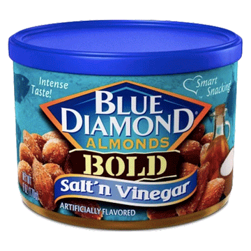 Blue Diamond Almonds, Bold Salt 'n Vinegar, 6 oz