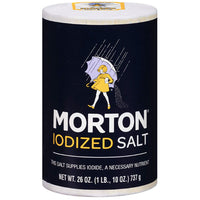 Morton Iodized Table Salt, 26 oz - Water Butlers