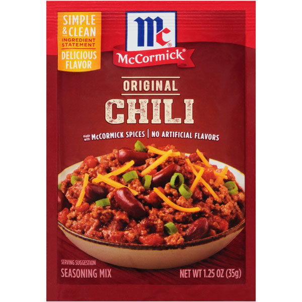 McCormick Classic Chili Seasoning Mix Packet, 1.25 oz