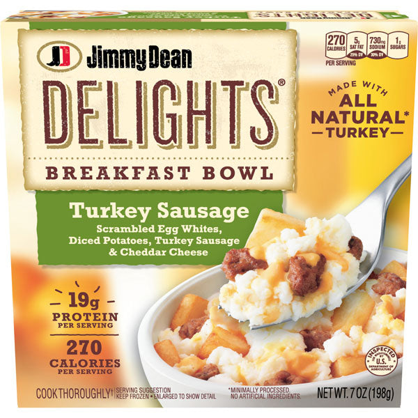 Jimmy Dean Delights Turkey Sausage Breakfast Bowl, 7 oz