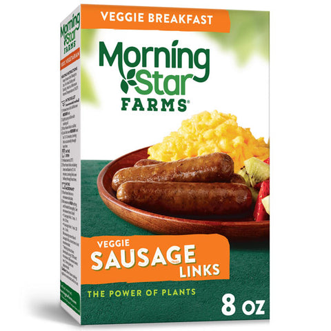 MorningStar Farms, Original Veggie Breakfast Sausage Links, 8 Oz