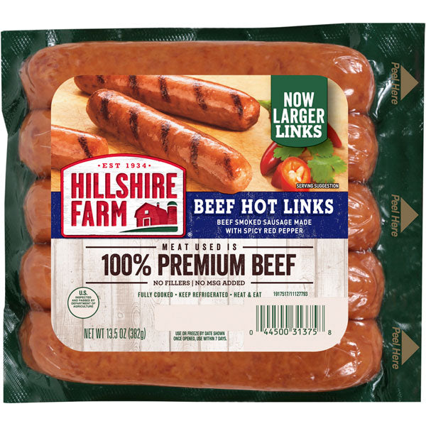 Hillshire Farm® Hot Beef Smoked Sausage Links, 5 Count