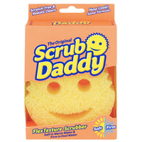 Scrub Daddy Original Scratch Free FlexTexture Scrubbing Sponge, Yellow 1  Count (Pack of 1) Original (Yellow)