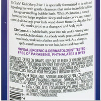 Dr Teal's Kids Melatonin 3 in 1 Bubble Bath, Body Wash and Shampoo, 20 fl oz
