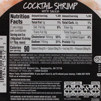 Sam's Choice Premium Cooked Cocktail Shrimp, Tail-On Thaw and Serve, 38 pcs