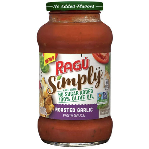 Ragú Simply Roasted Garlic Pasta Sauce, 24oz. - Water Butlers