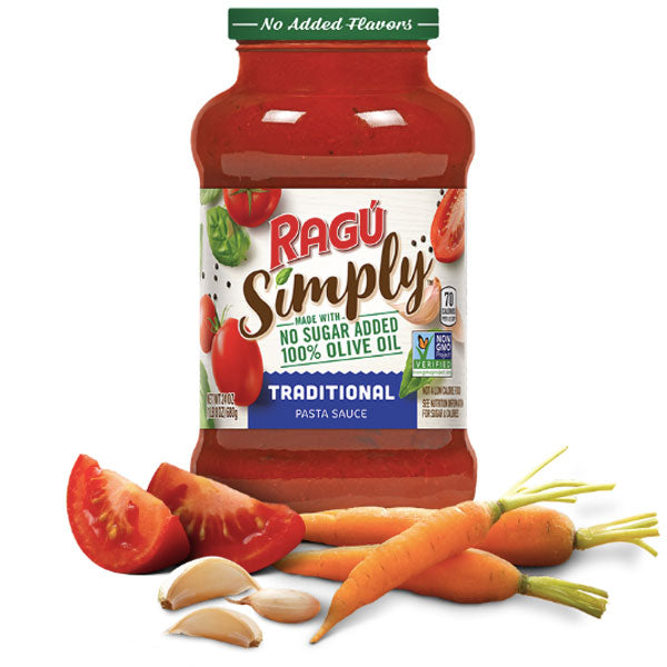 Ragú Simply Traditional Pasta Sauce, 24oz. - Water Butlers