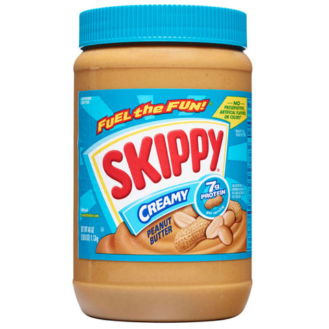 Skippy Creamy Peanut Butter, 40 oz