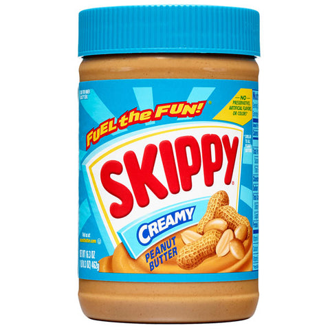 Skippy Creamy Peanut Butter, 16.3 oz