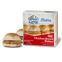 White Castle Chicken Breast Sliders, Fillet Fritters with Rib Meat, 4 Count