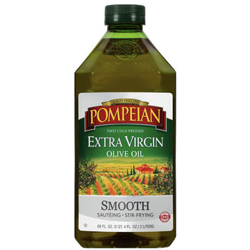 Pompeian Smooth Extra Virgin Olive Oil, 68 fl oz