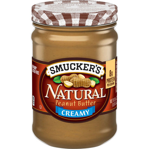 Smucker's Creamy Natural Peanut Butter, 16 oz