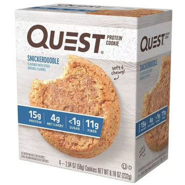Quest Protein Cookie, Snickerdoodle, 4 Ct