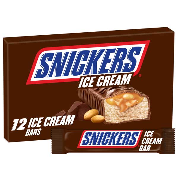 Snickers Ice Cream Bars, 12 Count