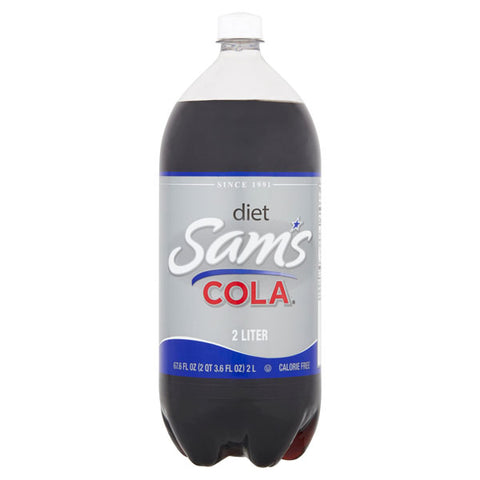 Sam's Cola Diet Soda, 2 L Bottle