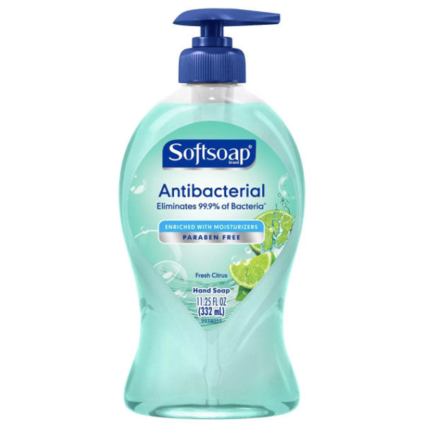 Softsoap Antibacterial Liquid Hand Soap, Fresh Citrus - 11.25 oz - Water Butlers