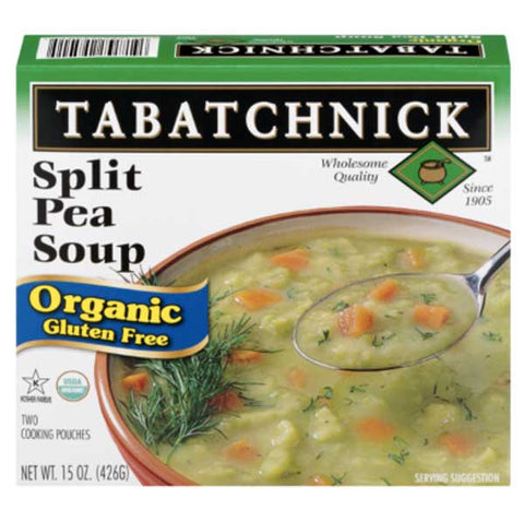 Tabatchnick Organic Split Pea Soup, 15 oz - Water Butlers