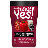 Campbell's Well Yes! Vegetable Soup On The Go, Roasted Red Pepper & Tomato, 11 Oz