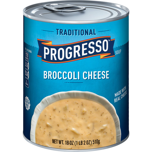 Progresso Traditional Broccoli Cheese, Gluten Free Soup, 18 oz