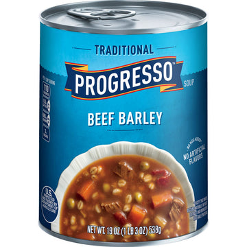 Progresso Soup Traditional Beef Barley Soup, 19 oz