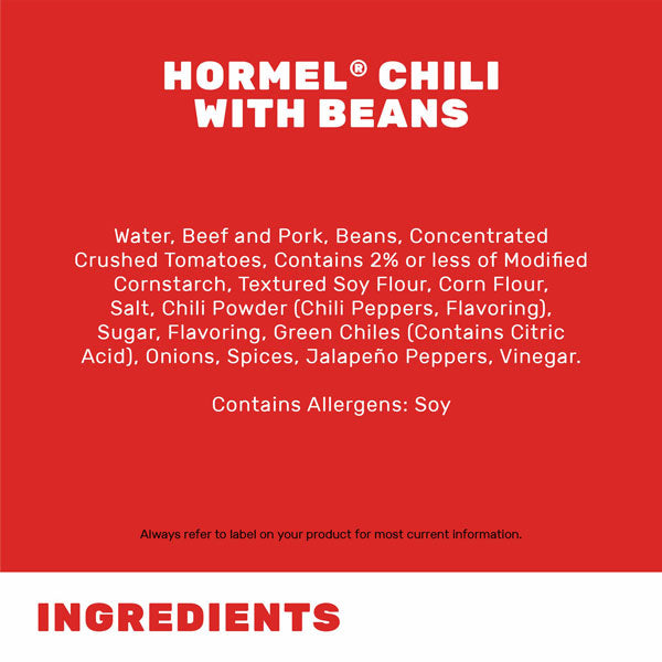 Hormel Chili with Beans, 38 oz