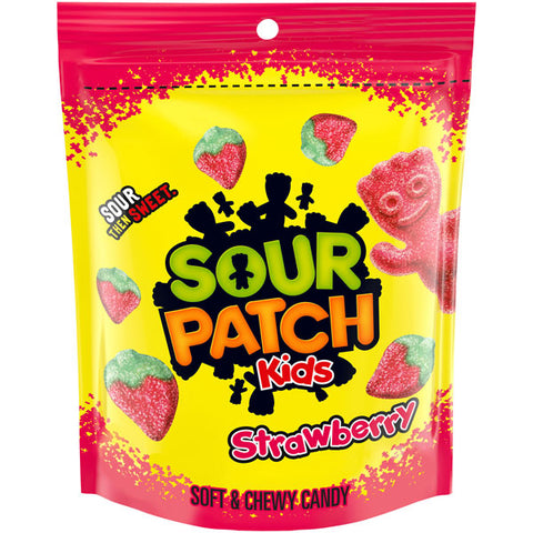 Sour Patch Kids Strawberry Soft & Chewy Candy, 12 oz