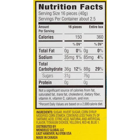 Sour Patch Kids Tropical Soft & Chewy Candy, 3.5 oz