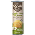 The Good Crisp Potato chips, Sour Cream & Onion, 5 oz - Water Butlers