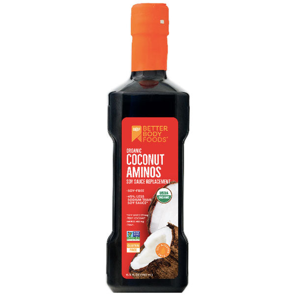BetterBody Foods Organic Coconut Aminos Soy Sauce Replacement, 16.9 fl oz - Water Butlers