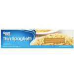 Great Value Thin Spaghetti, 16 oz - Water Butlers