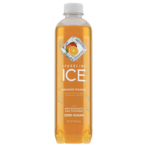 Sparkling Ice Water, Orange Mango, 17 Fl Oz, 12 Ct - Water Butlers