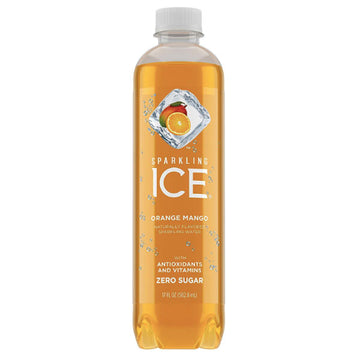 Sparkling Ice Water, Orange Mango, 17 Fl Oz