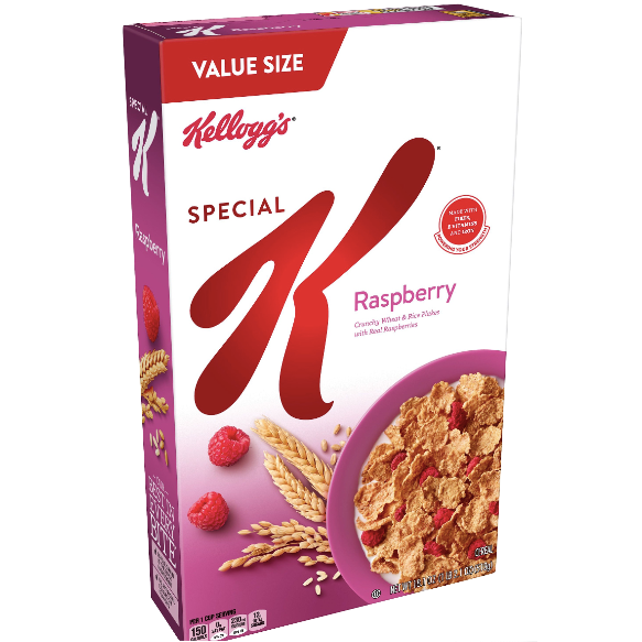 Special K Raspberry Cereal Value Size 18.1 oz - Water Butlers