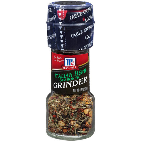 McCormick Italian Herb Seasoning Grinder, 0.77 oz