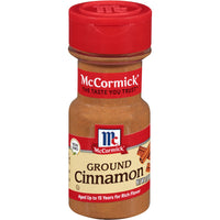 McCormick Classic Ground Cinnamon Shaker Bottle, 2.37 oz