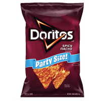 Doritos Spicy Nacho Party Size Tortilla Chips 15oz - Water Butlers