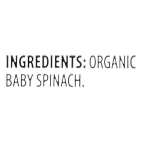 Marketside Organic Baby Spinach Salad, 5 oz - Water Butlers