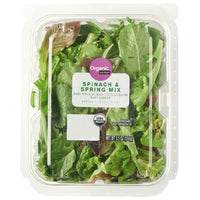 Marketside Organic Spinach & Spring Mix Salad, 5.5 oz - Water Butlers