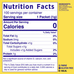 Splenda Zero Calorie Sweetener Packets, 100 Count