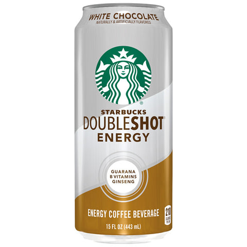 Starbucks Doubleshot Energy Coffee Drink, White Chocolate, 15 fl oz.