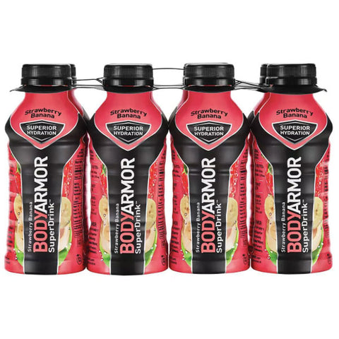 BodyArmor Sports Drink, Strawberry Banana, 12 Fl. oz. 8 Ct - Water Butlers