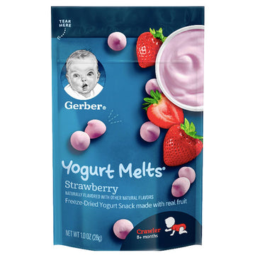 Gerber Yogurt Melts, Strawberry 1 oz