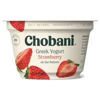 Chobani Greek Yogurt, Strawberry, 5.3oz - Water Butlers