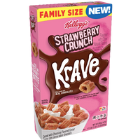 Kellogg's Strawberry Crunch Krave Family Size 17.3 oz - Water Butlers