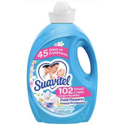 Suavitel Fabric Softener, Field Flowers, 102 Loads, 135 oz