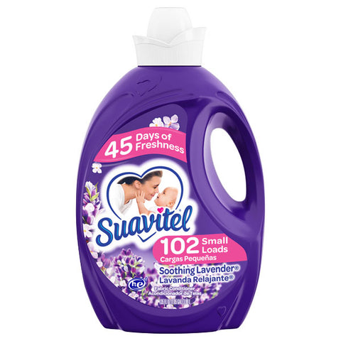 Suavitel Fabric Softener, Soothing Lavender, 102 Loads, 135 oz