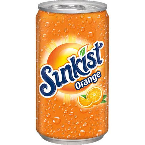 Sunkist Orange Soda, 7.5 fl oz mini cans, 10 pack