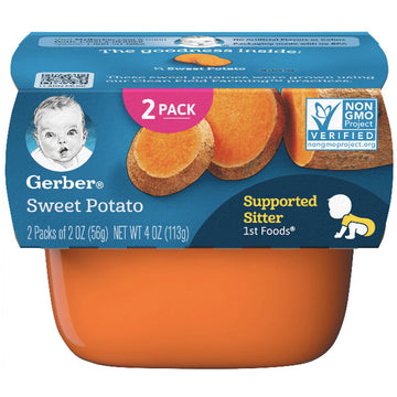 Gerber 1st Foods Baby Food Sweet Potato, 2oz, 2 Ct